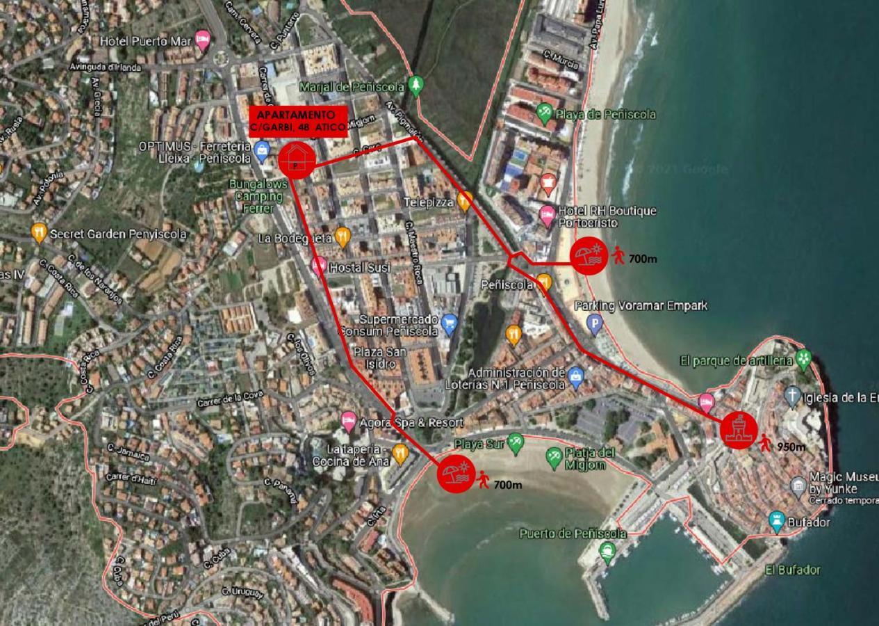Apartmán Atico Nuevo Con Terraza Peñíscola Exteriér fotografie